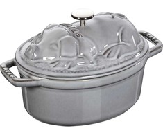 STAUB SPECIAL COCOTTE ketaus puodas ovalus, 1 l, pilkas