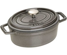 STAUB LA COCOTTE Ketaus puodas ovalus 1 l, grafitas