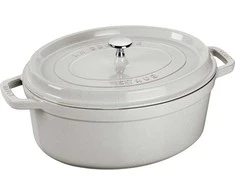 STAUB LA COCOTTE Ovalus ketaus puodas 2,35 ltr, triufelis