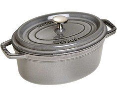 STAUB LA COCOTTE Ketaus puodas ovalus 2,35 l, grafitas