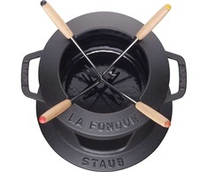STAUB Rinkinys do fondue 16 cm, juoda