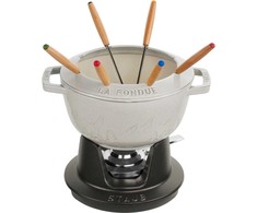STAUB Fondue rinkinys 20 cm, triufelis
