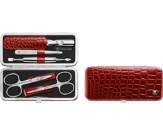 Zwilling komplektas do manicure - raudona etui, 5 dalys