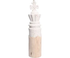 RITUALI DOMESTICI SCACCOMATTO Dekoratyvinė figūrėlė karalius 12 x 48 cm