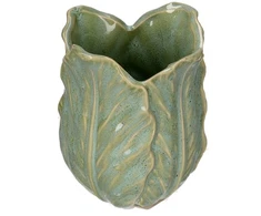 RITUALI DOMESTICI DORDOGNA Dekoratyvinė vaza 10,5 x 11,5 cm žalia