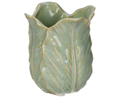 RITUALI DOMESTICI DORDOGNA Dekoratyvinė vaza 10,5 x 11,5 cm žalia