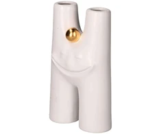 RITUALI DOMESTICI GLINFLUENCER Šiuolaikinė keraminė vaza A 9,5 x 5 x 16 cm