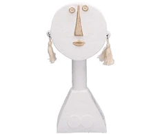 RITUALI DOMESTICI IOSONBELLAIO Dekoratyvinė figūrėlės galva 15 x 8 x 30,5 cm
