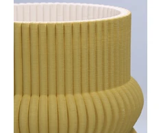 RITUALI DOMESTICI LINO Geltonas vazono užvalkalas 24 x 19,5 cm