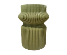 RITUALI DOMESTICI LINO Žalia vaza 28,5 x 21 cm