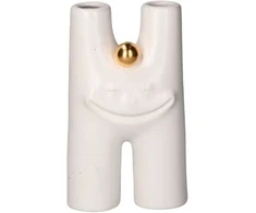 RITUALI DOMESTICI GLINFLUENCER Šiuolaikinė keraminė vaza A 9,5 x 5 x 16 cm
