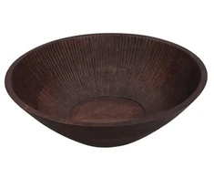 RITUALI DOMESTICI PERSEO 2 medinių dekoratyvinių dubenėlių rinkinys 20 x 5,5 cm