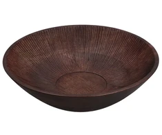 RITUALI DOMESTICI PERSEO 2 medinių dekoratyvinių dubenėlių rinkinys 24,5 x 6,5 cm