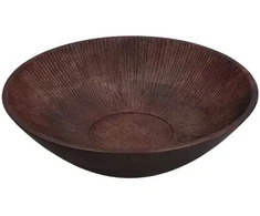 RITUALI DOMESTICI PERSEO 2 medinių dekoratyvinių dubenėlių rinkinys 24,5 x 6,5 cm