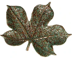 RITUALI DOMESTICI SFOGLIAMI 2 figos lapų lėkščių rinkinys 17,5 x 22,5 x 3 cm
