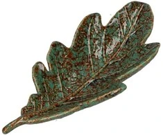 RITUALI DOMESTICI SFOGLIAMI 2 ąžuolo lapų lėkščių rinkinys 20 x 9 x 3 cm