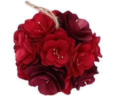 RITUALI DOMESTICI ROSESUROSE Rinkinys iš 4 kalėdinių kamuoliukų 18 cm