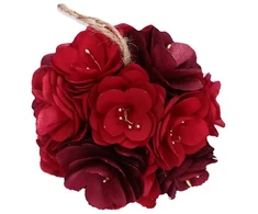 RITUALI DOMESTICI ROSESUROSE Rinkinys iš 4 kalėdinių kamuoliukų 18 cm