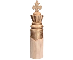 RITUALI DOMESTICI SCACCOMATTO Dekoratyvinė figūrėlė karalius 12 x 48 cm