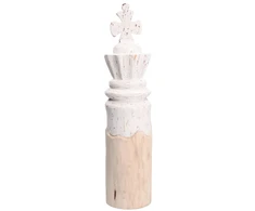 RITUALI DOMESTICI SCACCOMATTO Dekoratyvinė figūrėlė karalius 12 x 48 cm
