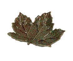 RITUALI DOMESTICI SFOGLIAMI 2 platanos lapo formos lėkščių rinkinys 17 x 19,5 x 5 cm