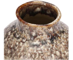 RITUALI DOMESTICI SPOLIA Wazon - 18 x 17 cm, smėlio spalva