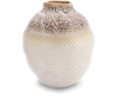 RITUALI DOMESTICI SPOLIA Wazon - 30 x 26 cm, smėlio spalva