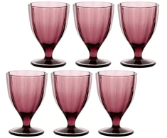 ROSE&amp;TULIPANI AMAMI 6 stiklinių rinkinys, 300 ml, violetinė