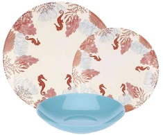 Rose&amp;Tulipani ROP ROSE&TULIPS SEABED Dinner service for 6 people