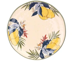 ROSE&amp;TULIPANI LIMU apvalus baltas padėklas - 42 cm