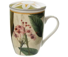 ROSE&amp;TULIPANI MIRABILIA 4 arbatinių puodelių rinkinys, 300 ml, geltonas