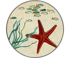 ROSE&amp;TULIPANI SEA LIFE Apvalus padėkliukas 20 cm, jūrų žvaigždė