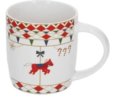 ROSE&amp;TULIPANI XMAS CAROUSEL Puodelis 370 ml