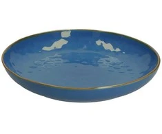 Rose&amp;Tulipani ROP Set of 2 Concerto Blu Avio Round Bowls – Navy Mėlyna, 30 cm