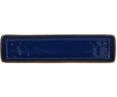 ROSE&amp;TULIPANI CONCERTO BLU COBALTO 4 stačiakampių padėklų rinkinys 32 x 8 cm