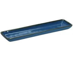 ROSE&amp;TULIPANI CONCERTO BLU AVIO 4 stačiakampių padėklų rinkinys 32 x 8 cm