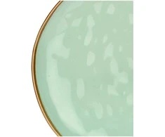 ROSE&amp;TULIPANI CONCERTO VERDE ACQUA 4 pietų lėkščių rinkinys 27 cm