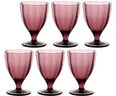 ROSE&amp;TULIPANI AMAMI 6 stiklinių rinkinys, 300 ml, violetinė