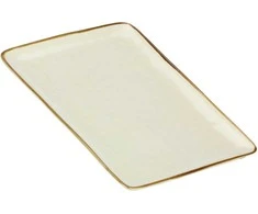 Rose&amp;Tulipani ROŽĖS&amp;TULIPĖS KONCERTAS IVORY Taca prostokątna 36 x 26,5 cm