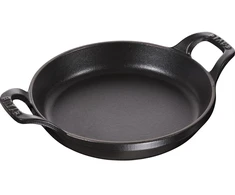 STAUB apvali mini kepimo ir troškinimo forma, 20 cm, juoda
