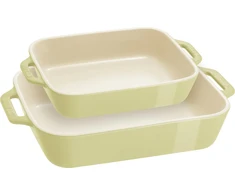 STAUB COOKING Rinkinys 2 półmisków prostokątnych, jasnozielony