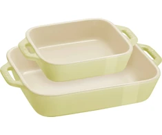 STAUB COOKING Rinkinys 2 półmisków prostokątnych, jasnozielony