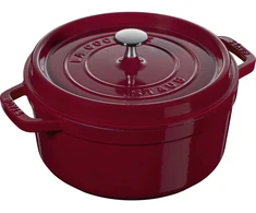 STAUB LA COCOTTE Ketaus puodas apvalus 3,85 ltr, bordo