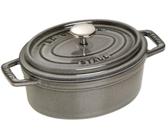 STAUB LA COCOTTE Ketaus puodas ovalus 1 l, grafitas