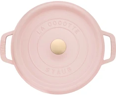STAUB LA COCOTTE Puodas żeliwny apvalus 2.6 ltr, rožinė