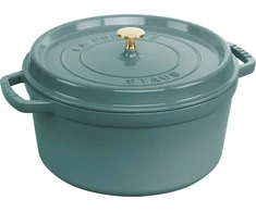 STAUB LA COCOTTE Puodas żeliwny apvalus 2.2 ltr, eukaliptusowy