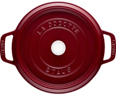 STAUB LA COCOTTE Puodas żeliwny apvalus 5.2 ltr bordeaux