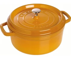STAUB LA COCOTTE Puodas żeliwny apvalus 6.7 ltr musztardowy