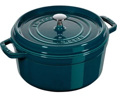 STAUB LA COCOTTE Puodas żeliwny apvalus 6.7 ltr jūros spalvos