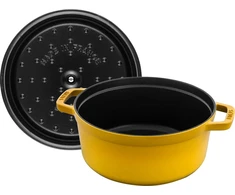 STAUB LA COCOTTE Puodas żeliwny apvalus 6.7 ltr cytrynowy